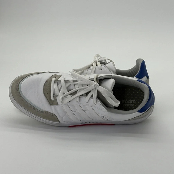 Adidas “Neo Courtmaster” White Gray Leather  Cloudfoam Men’s SZ: 11.5 # FW9359 - Picture 5 of 16